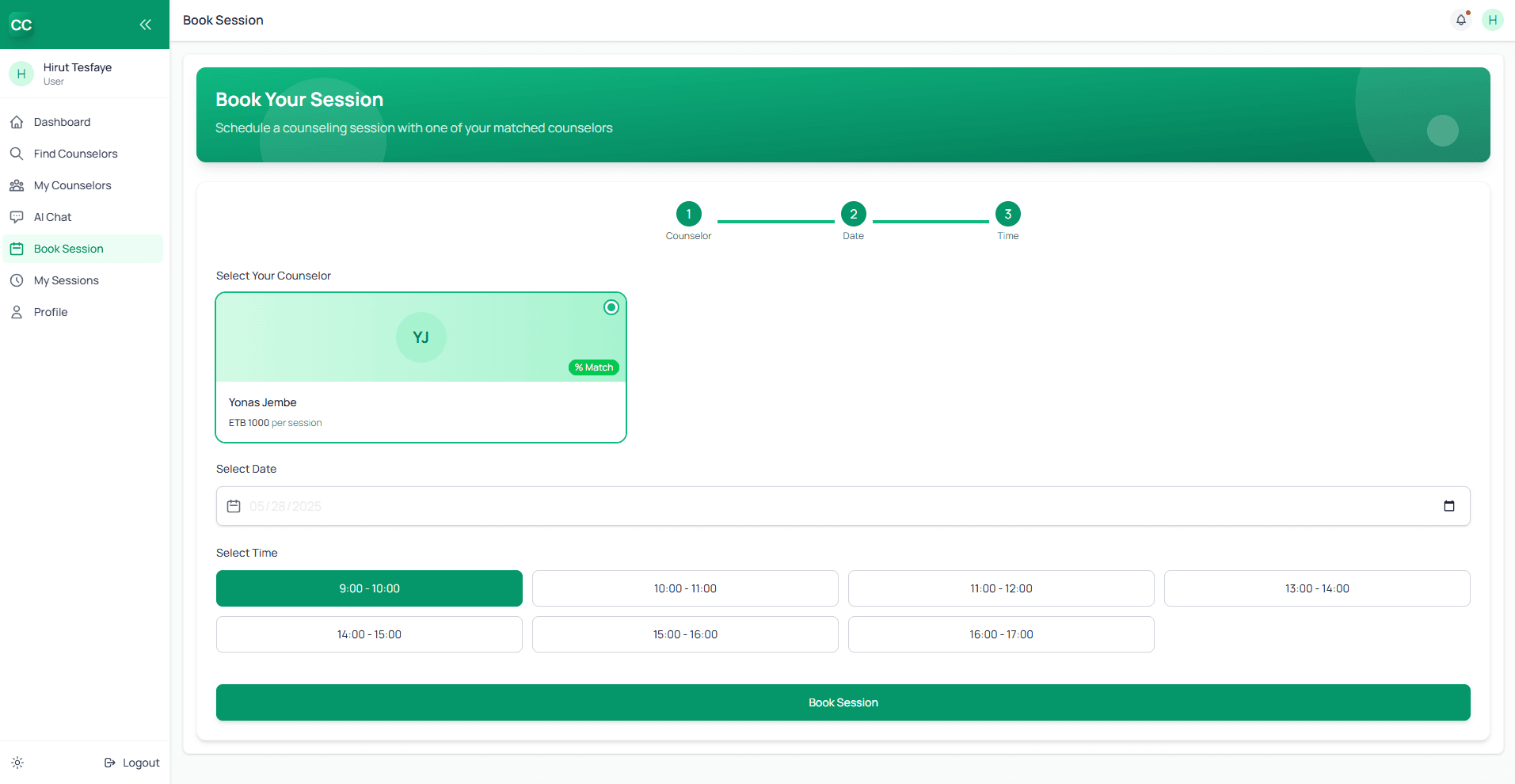 Counselor Connect Platform thumbnail 3